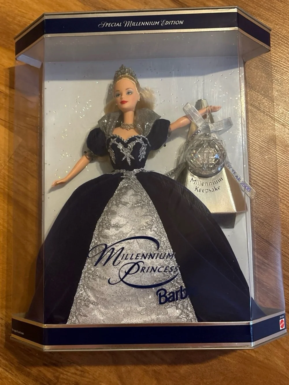 Barbie Millennium Princess Doll in Navy & Silver Gown